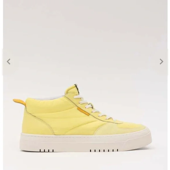 ONCEPT Los Angeles High top Sneakers Pale Lime New - Picture 1 of 8